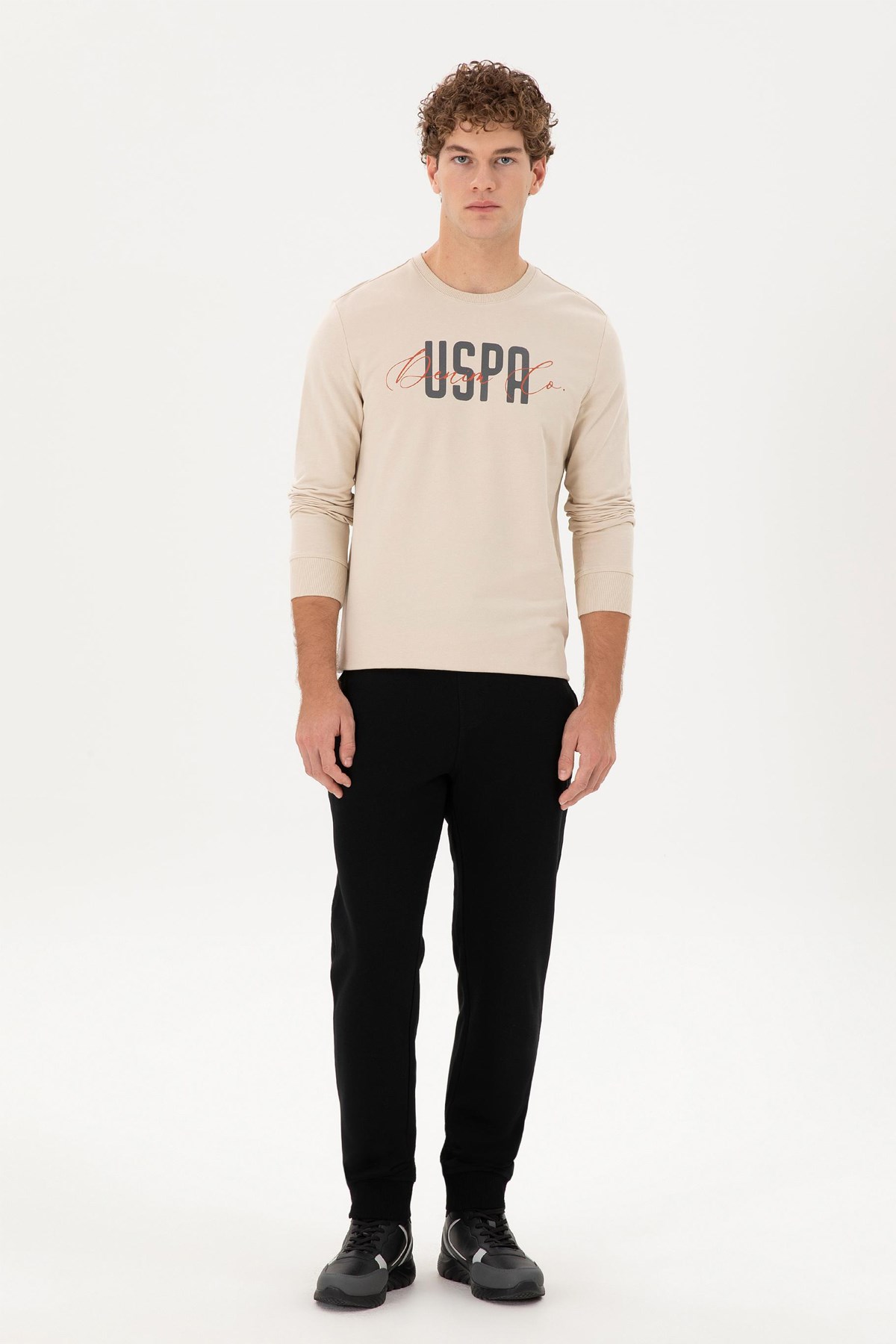 U.S. Polo Assn. Erkek Eşofman Alt 50289054-VR046 Siyah