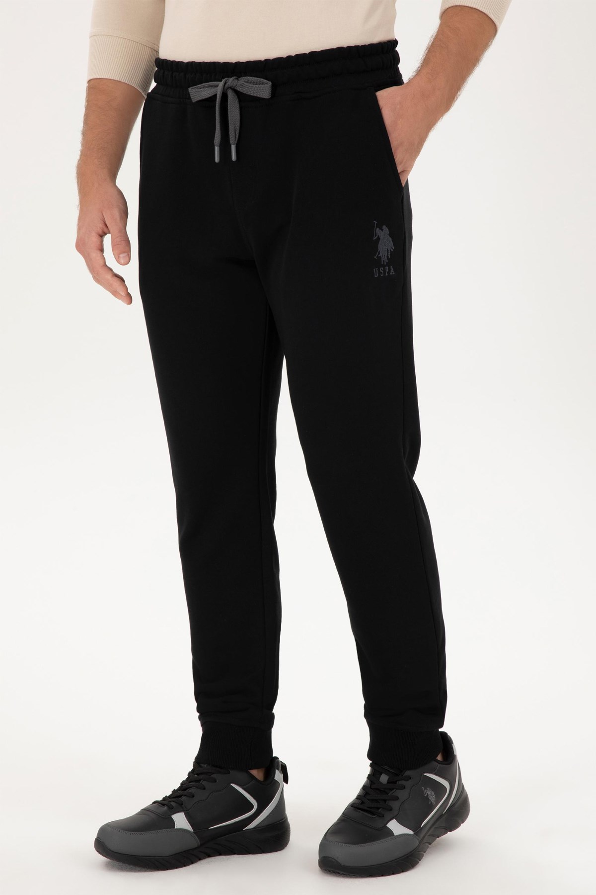 U.S. Polo Assn. Erkek Eşofman Alt 50289054-VR046 Siyah