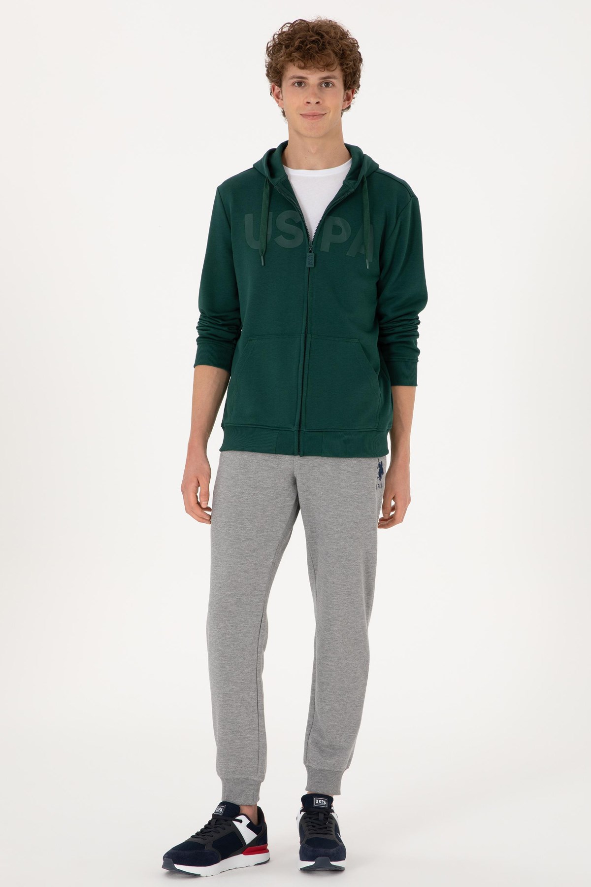U.S. Polo Assn. Erkek Eşofman Alt 50289054-VR086 Gri