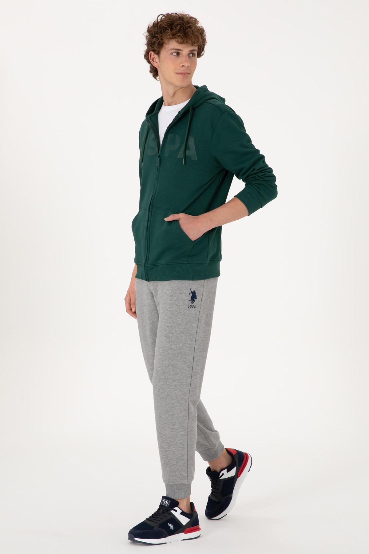 U.S. Polo Assn. Erkek Eşofman Alt 50289054-VR086 Gri