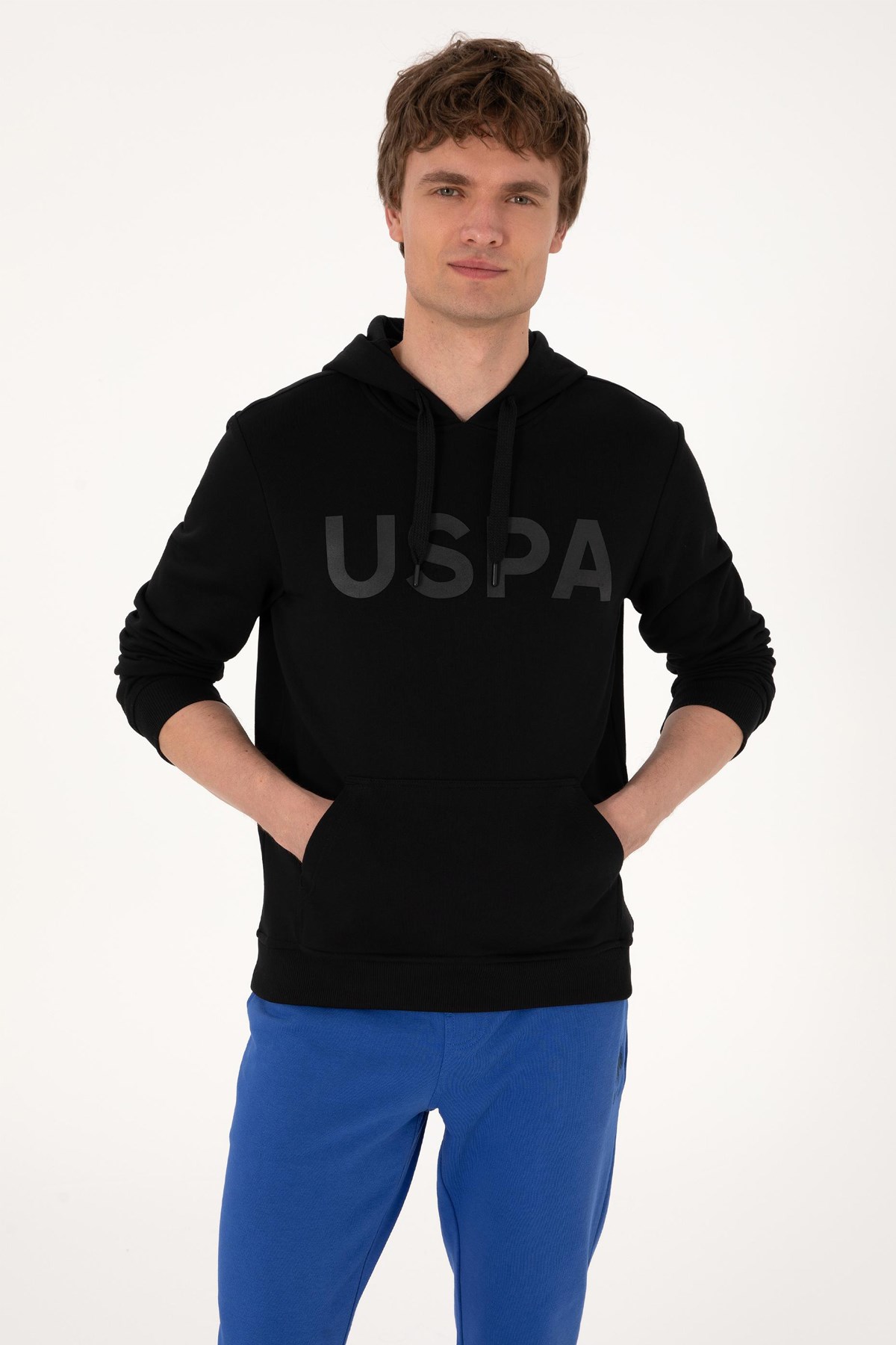 U.S. Polo Assn. Erkek Sweat 50289056-VR046 Siyah