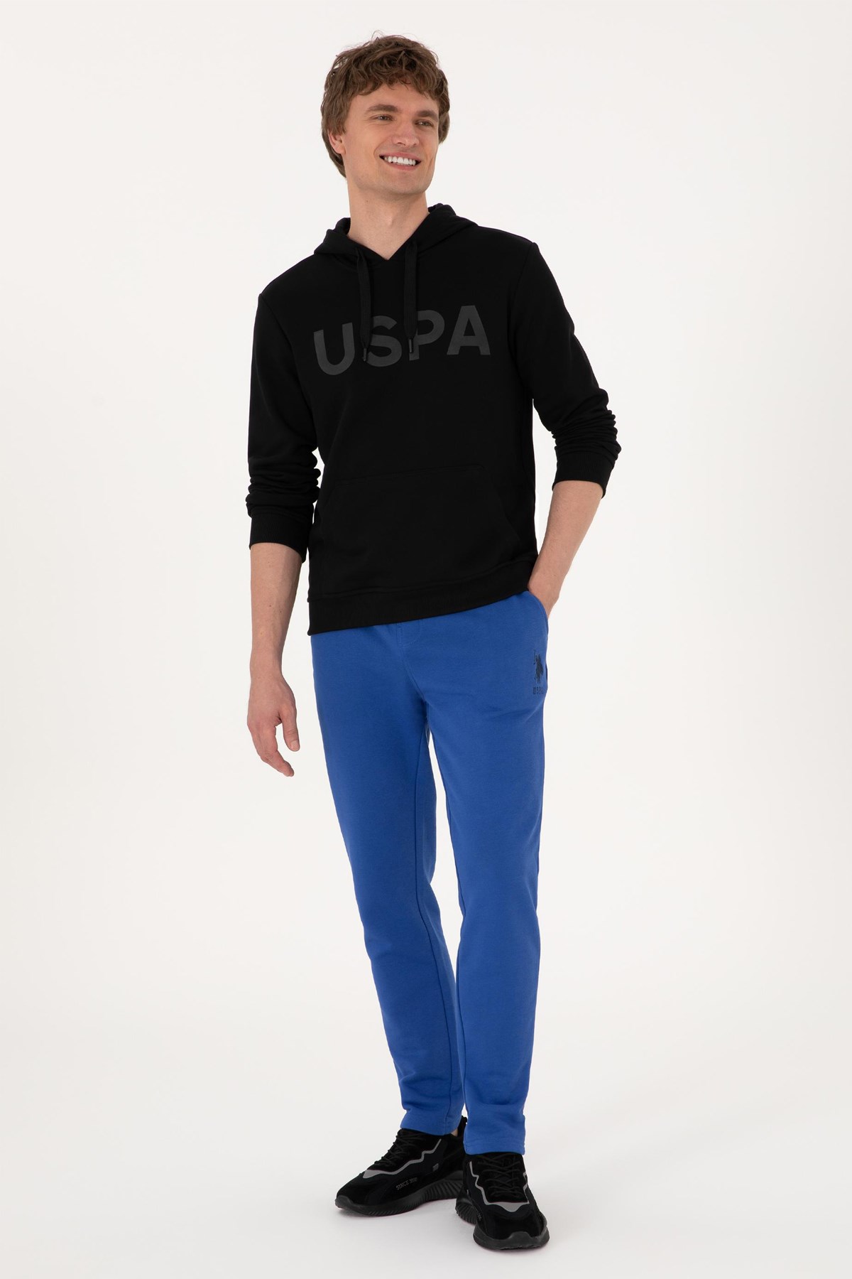 U.S. Polo Assn. Erkek Sweat 50289056-VR046 Siyah