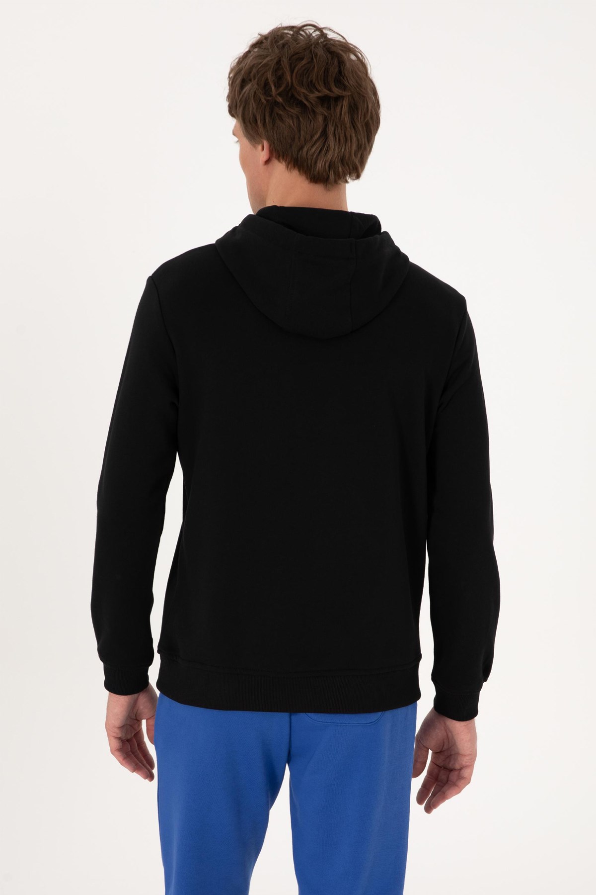 U.S. Polo Assn. Erkek Sweat 50289056-VR046 Siyah
