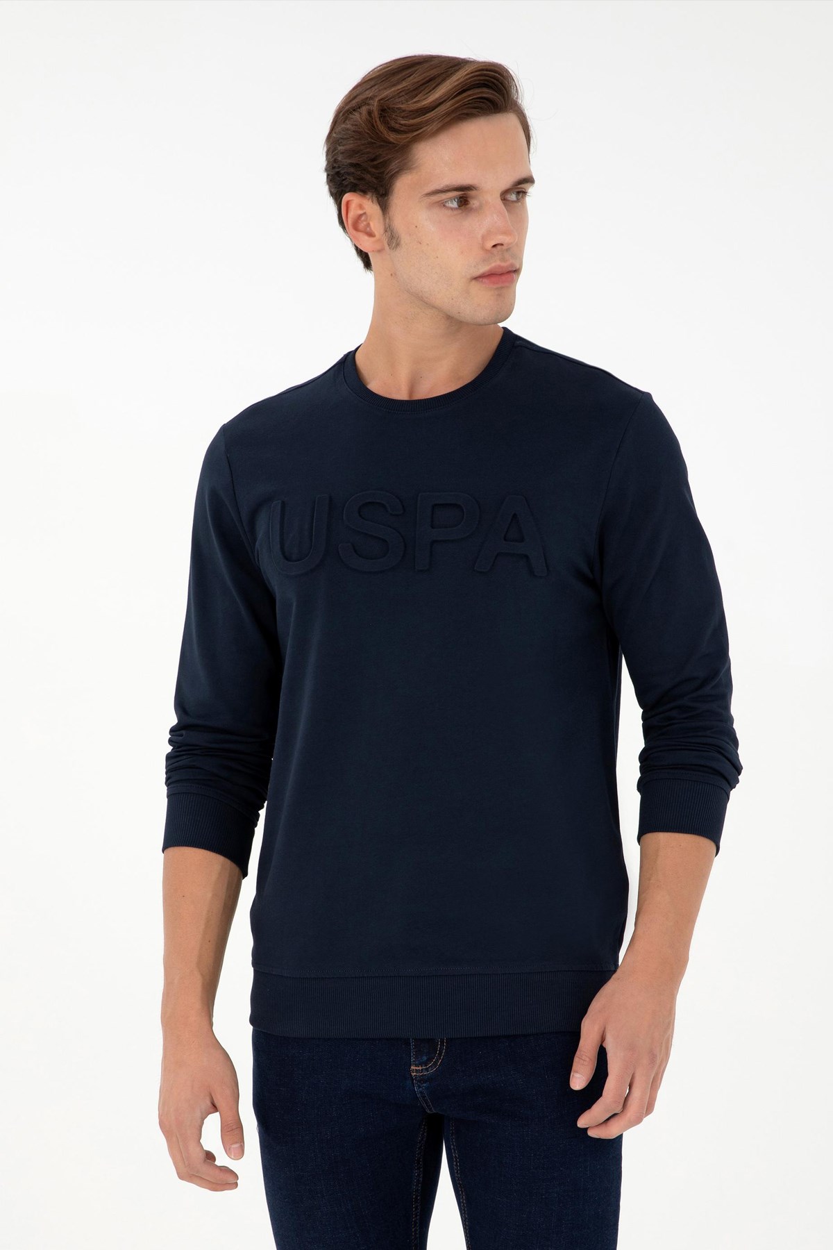 U.S. Polo Assn. Erkek Sweat 50289058-VR033 Lacivert