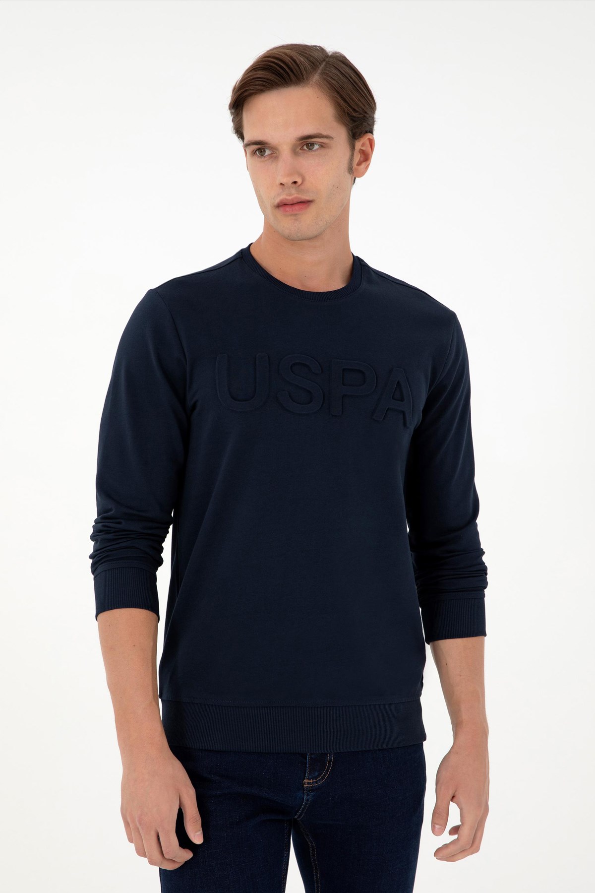 U.S. Polo Assn. Erkek Sweat 50289058-VR033 Lacivert