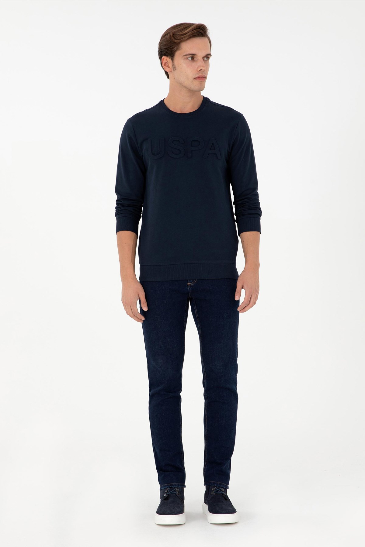 U.S. Polo Assn. Erkek Sweat 50289058-VR033 Lacivert