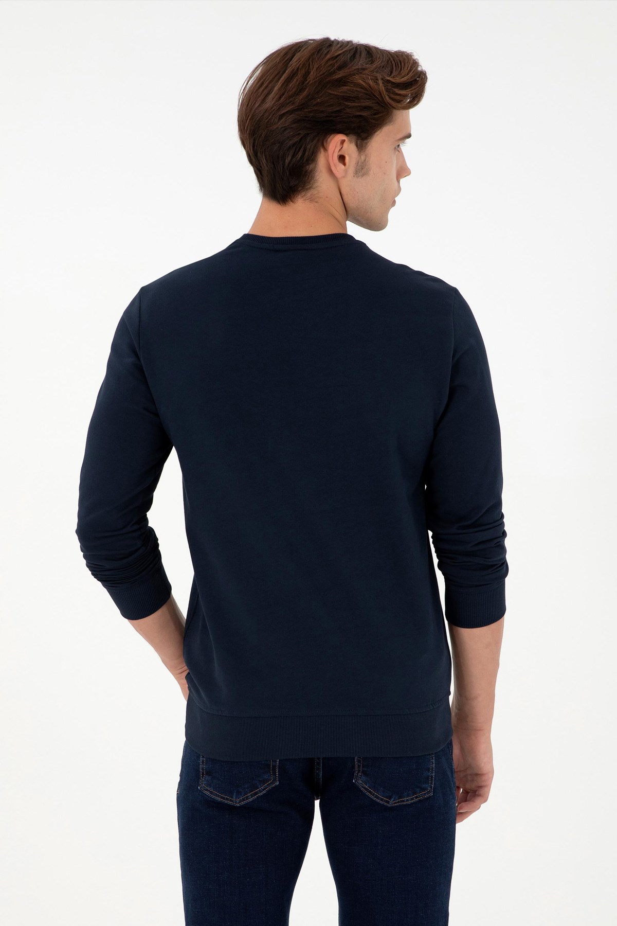 U.S. Polo Assn. Erkek Sweat 50289058-VR033 Lacivert