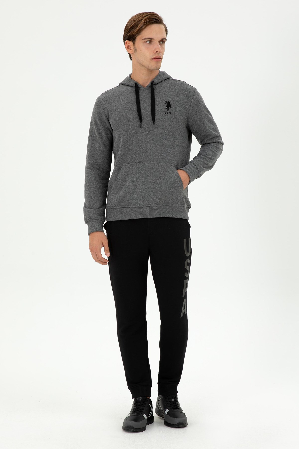 U.S. Polo Assn. Erkek Eşofman Alt 50289061-VR046 Siyah