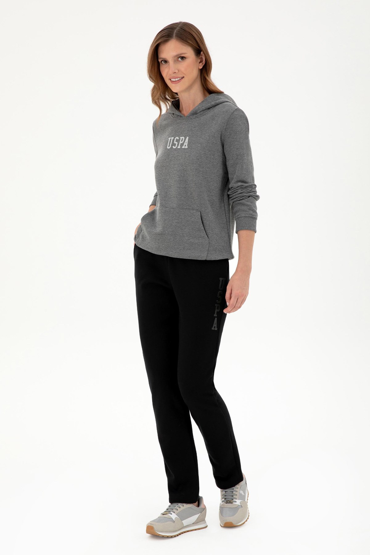 U.S. Polo Assn. Kadın Eşofman Alt 50289538-VR046 Siyah