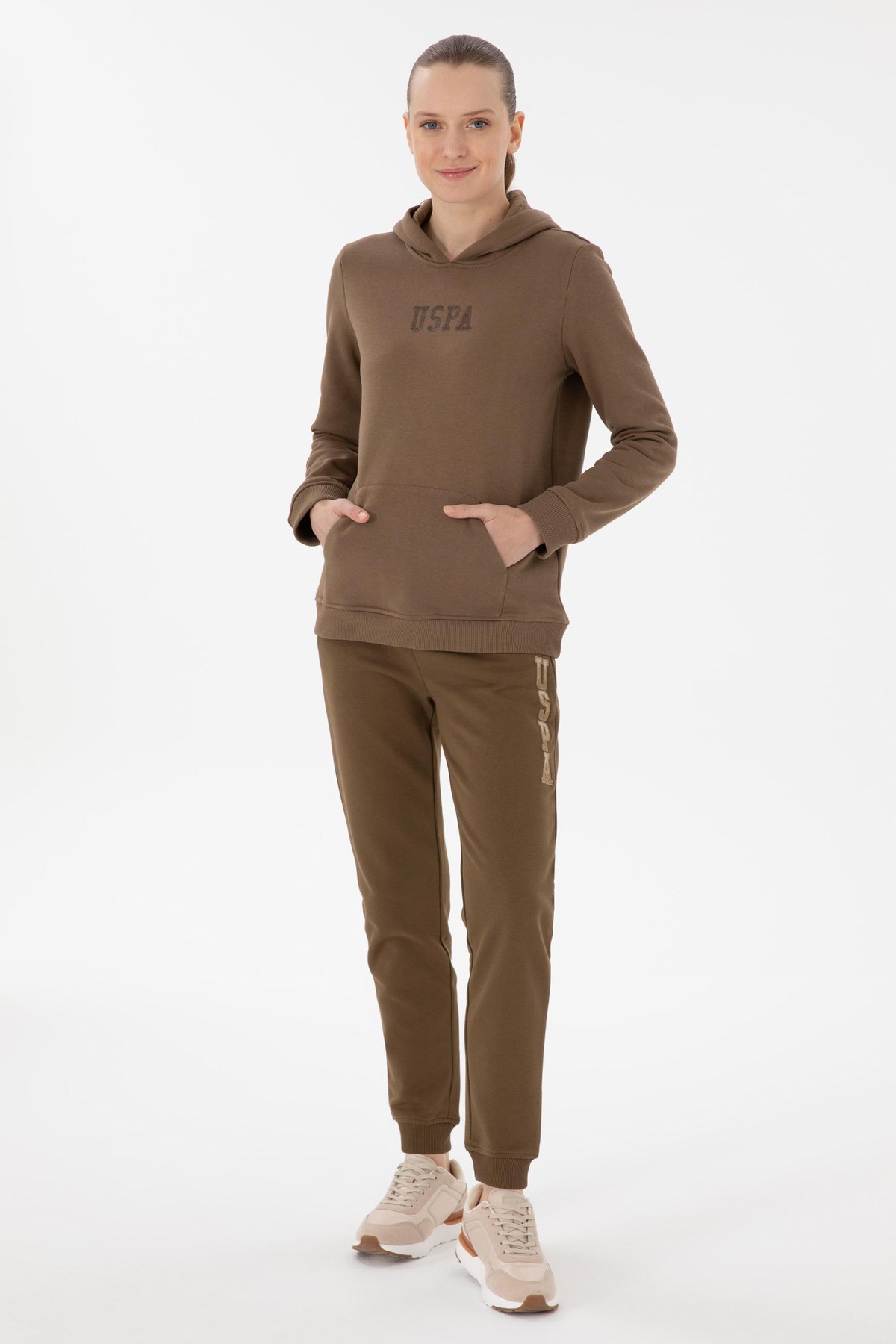 U.S. Polo Assn. Kadın Eşofman Alt 50289539-VR027 Haki