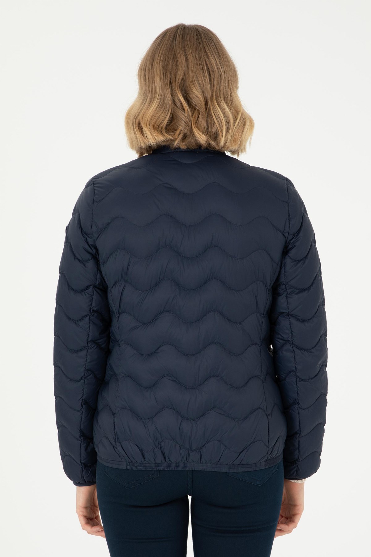 U.S. Polo Assn. Kadın Mont 50289553-VR033 Lacivert