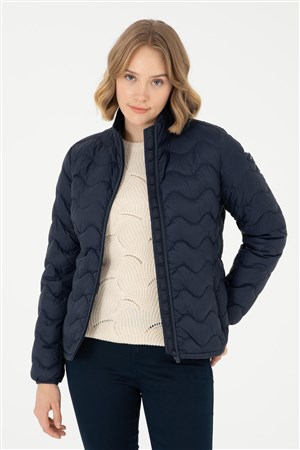 U.S. Polo Assn. Kadın Mont 50289553-VR033 Lacivert