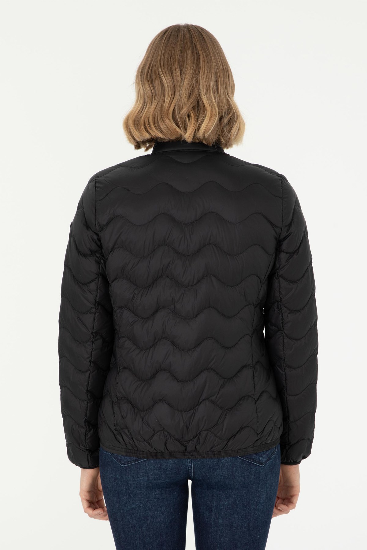 U.S. Polo Assn. Kadın Mont 50289553-VR046 Siyah