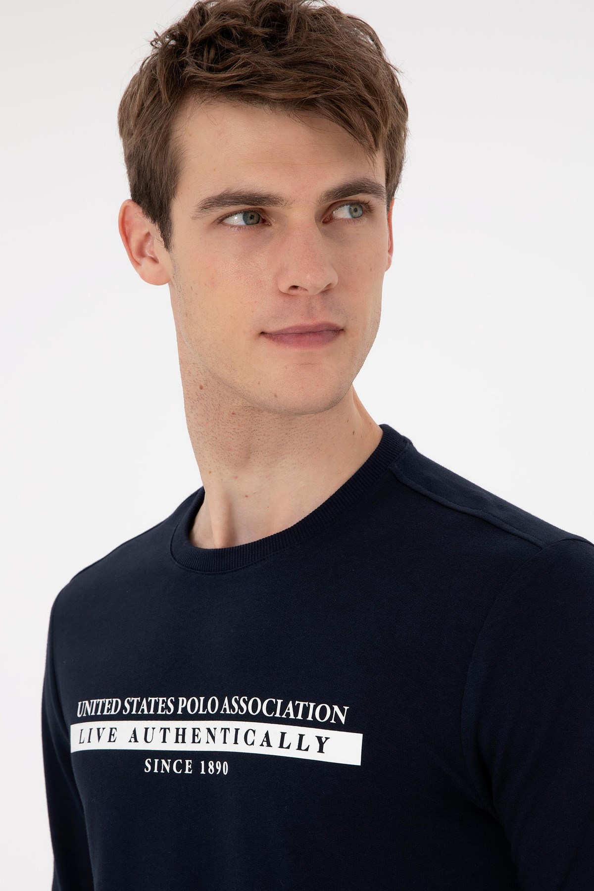 U.S. Polo Assn. Erkek Sweat 50290260-VR033 Lacivert