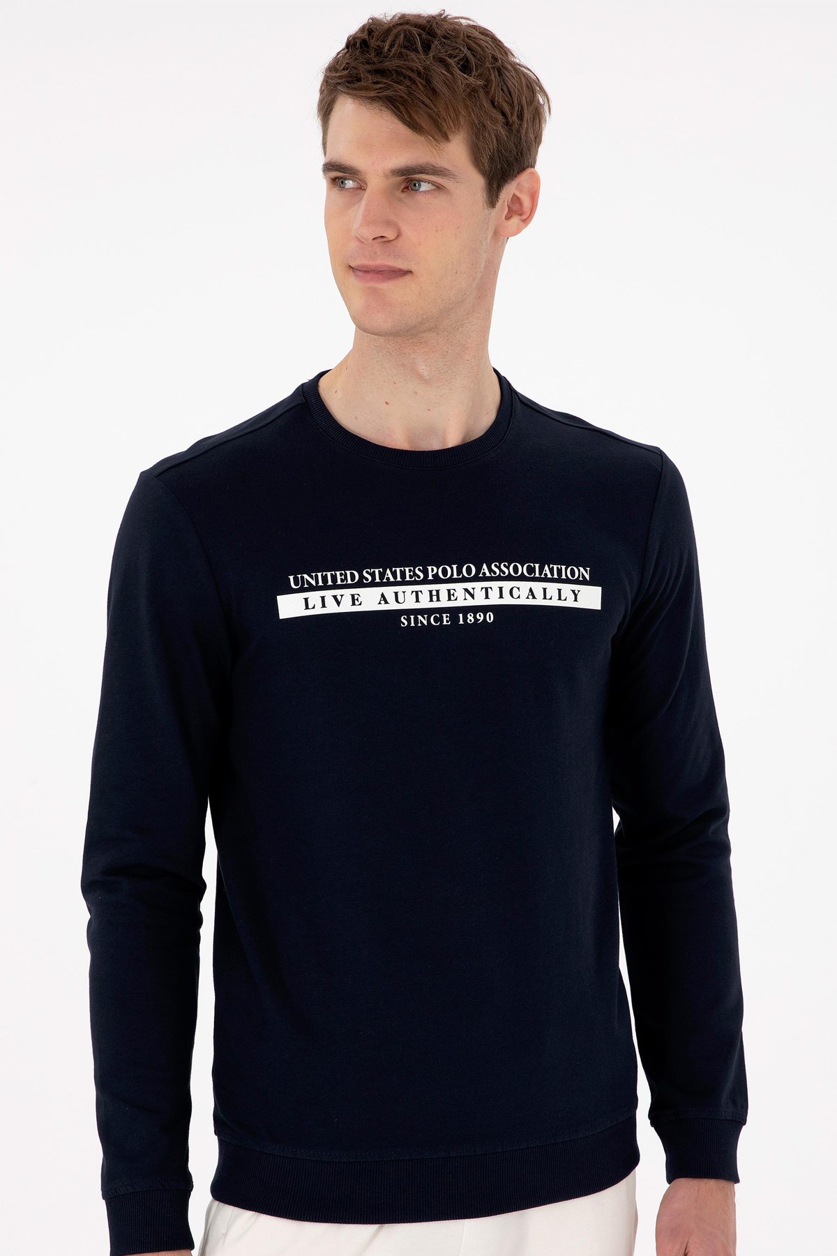 U.S. Polo Assn. Erkek Sweat 50290260-VR033 Lacivert