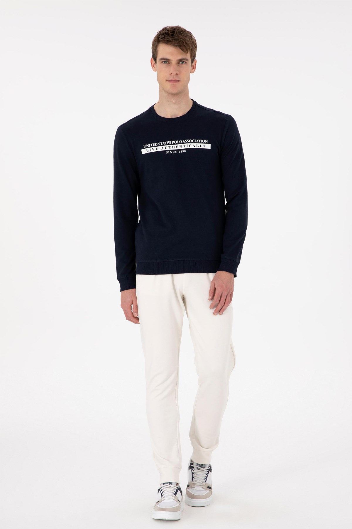 U.S. Polo Assn. Erkek Sweat 50290260-VR033 Lacivert