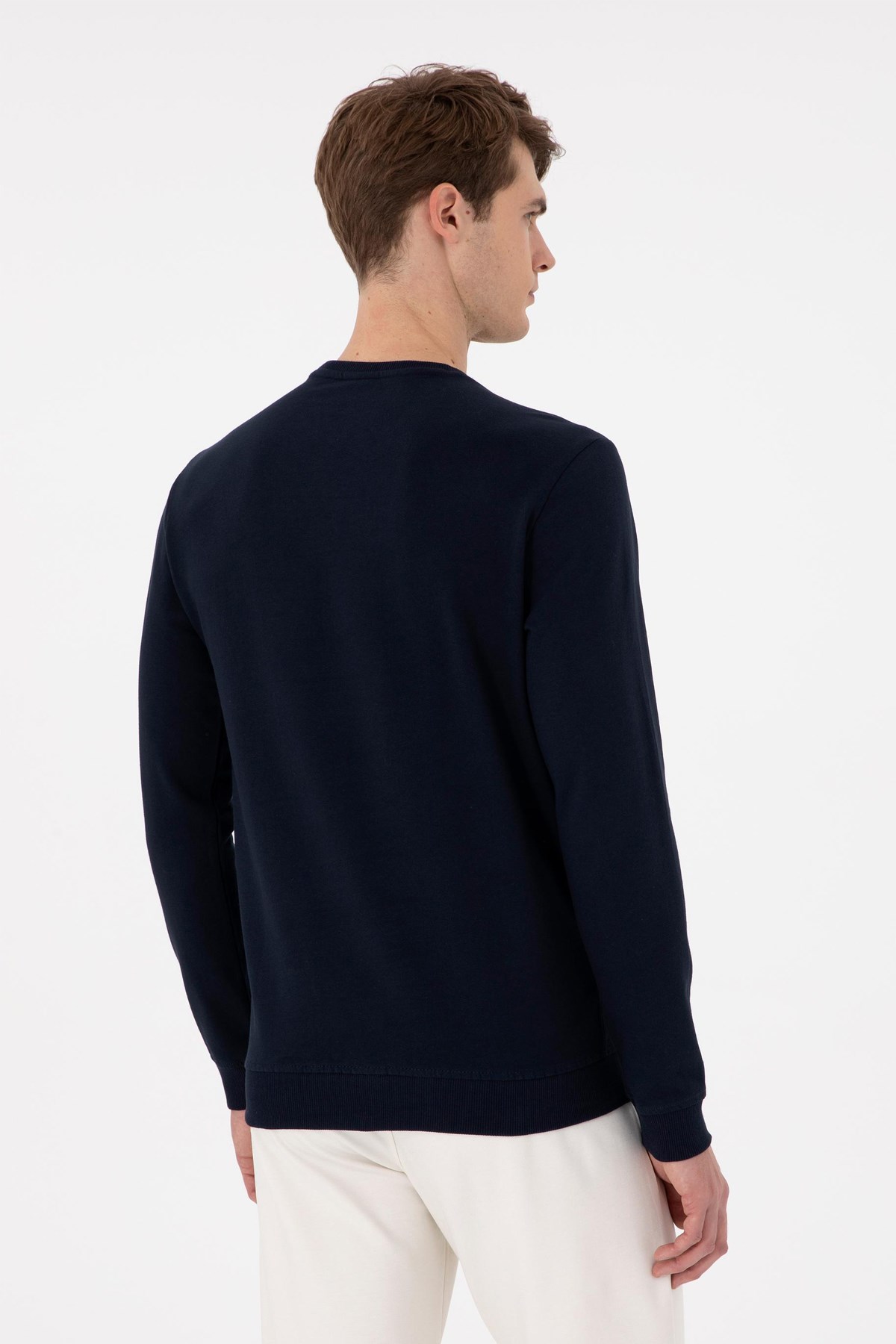 U.S. Polo Assn. Erkek Sweat 50290260-VR033 Lacivert