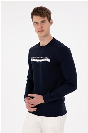 U.S. Polo Assn. Erkek Sweat 50290260-VR033 Lacivert
