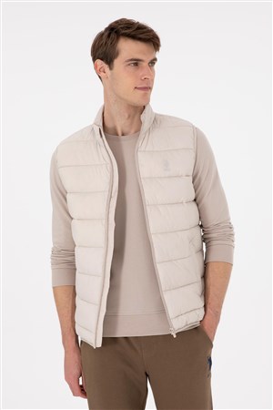 U.S. Polo Assn. Erkek Yelek 50290714-VR049 Bej