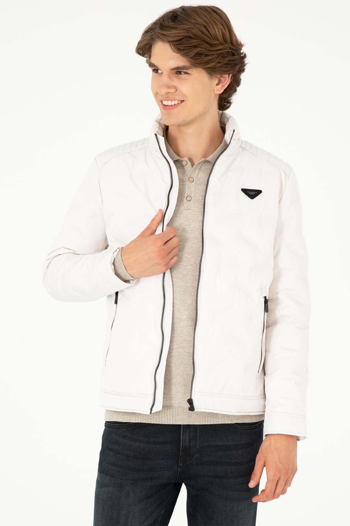 U.S. Polo Assn. Erkek Mont 50290791-VR049 Bej