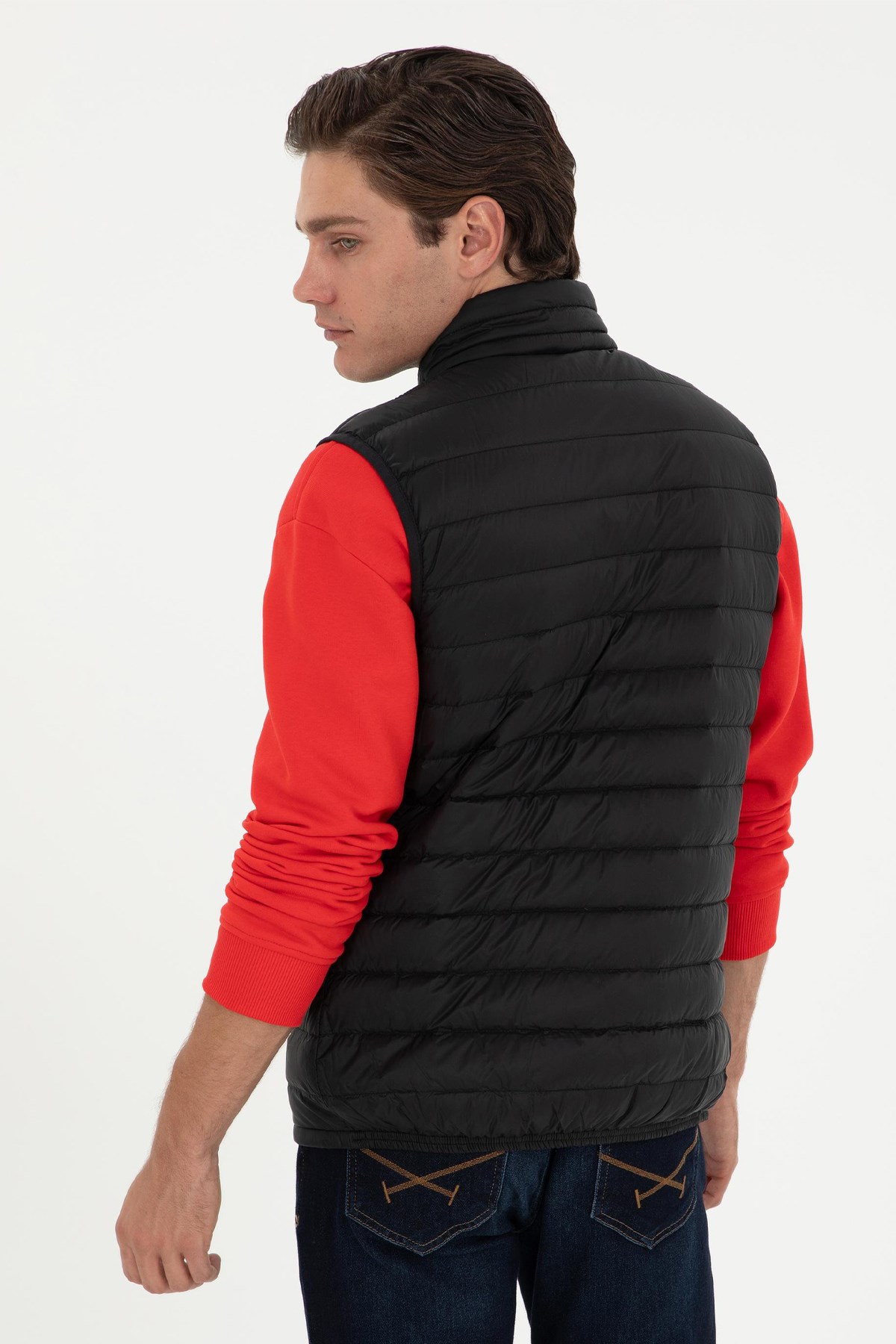 U.S. Polo Assn. Erkek Yelek 50290793-VR046 Siyah