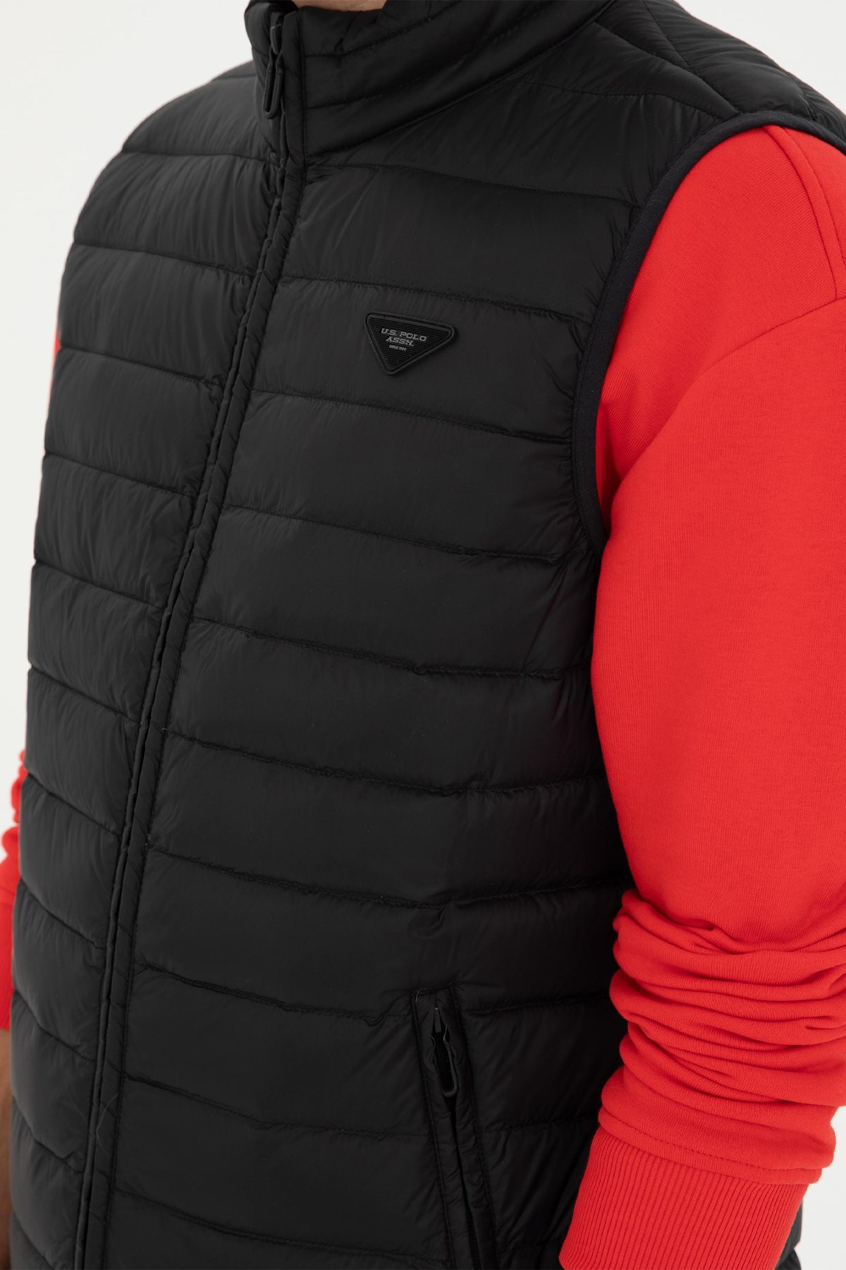 U.S. Polo Assn. Erkek Yelek 50290793-VR046 Siyah