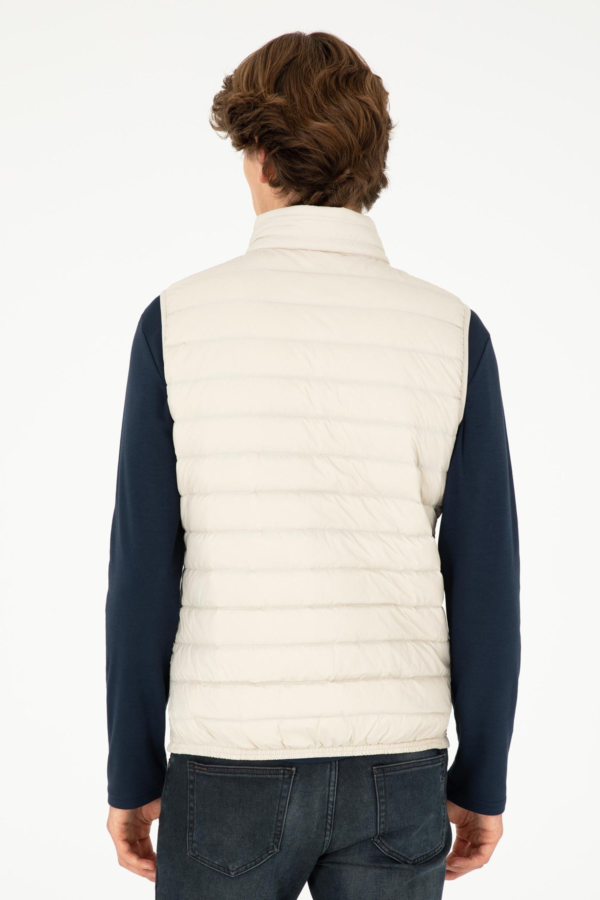U.S. Polo Assn. Erkek Yelek 50290793-VR049 Bej