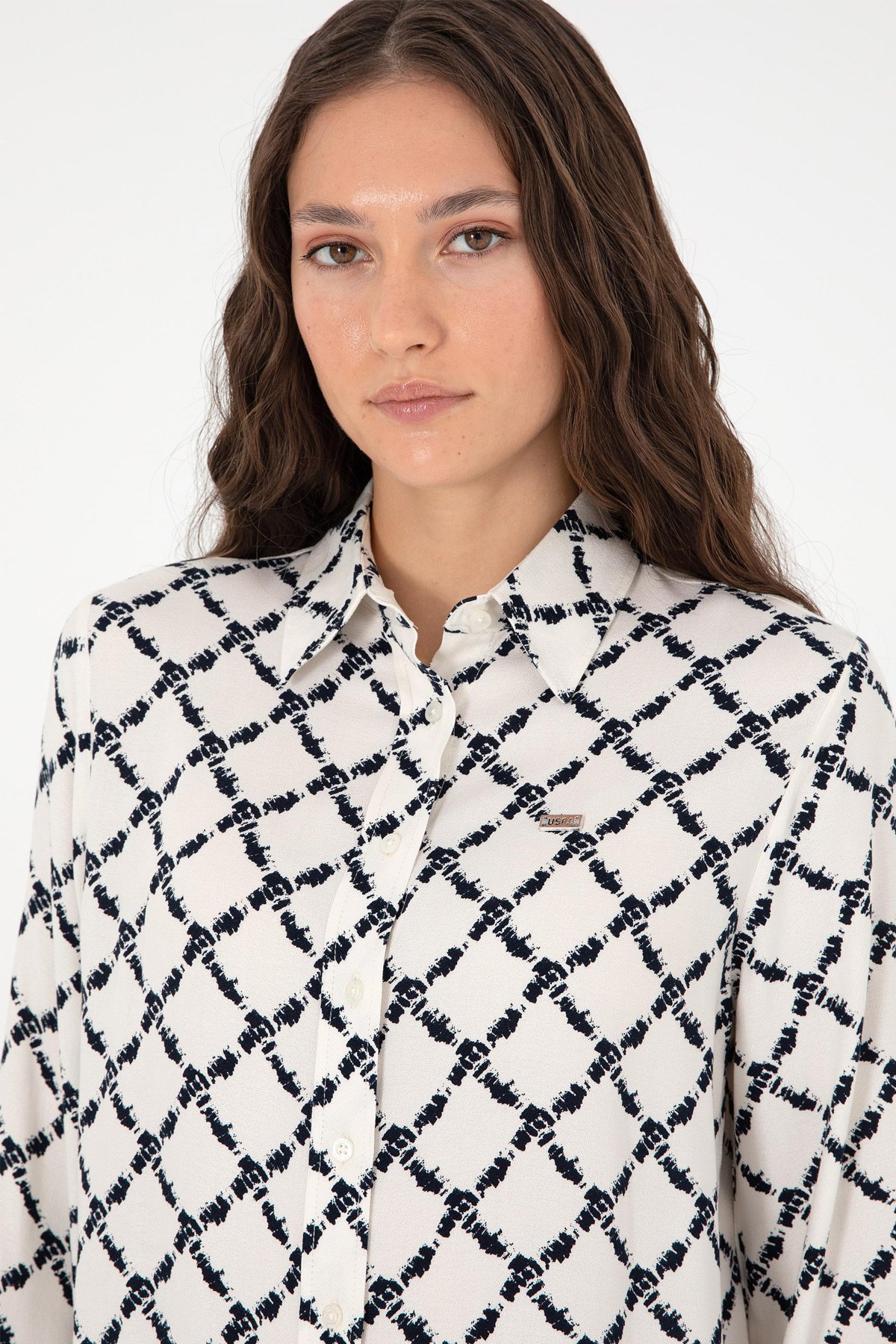 U.S. Polo Assn. Kadın Gömlek 50291104-VR033 Lacivert