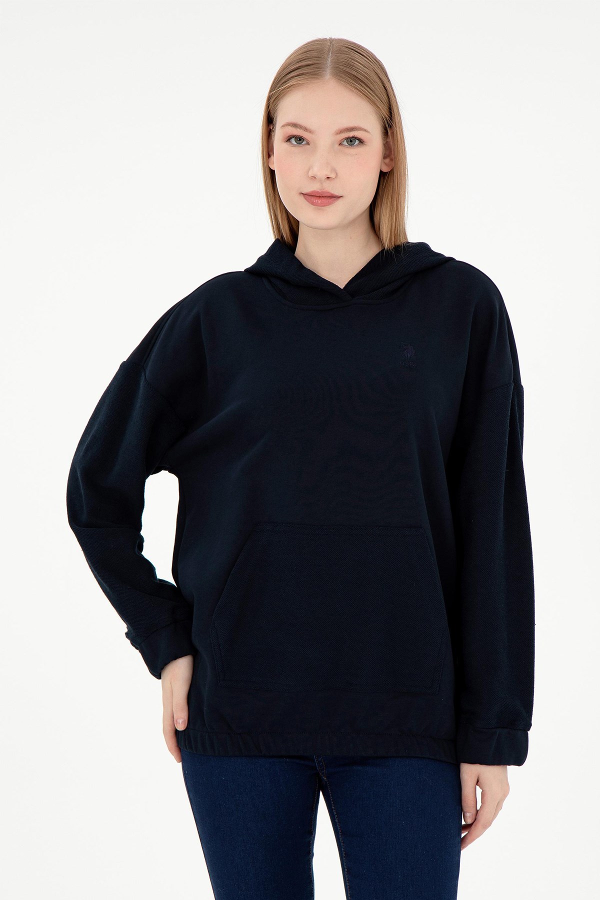 U.S. Polo Assn. Kadın Sweat 50291264-VR033 Lacivert