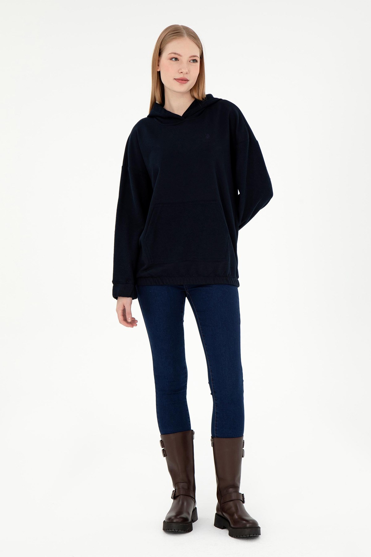 U.S. Polo Assn. Kadın Sweat 50291264-VR033 Lacivert
