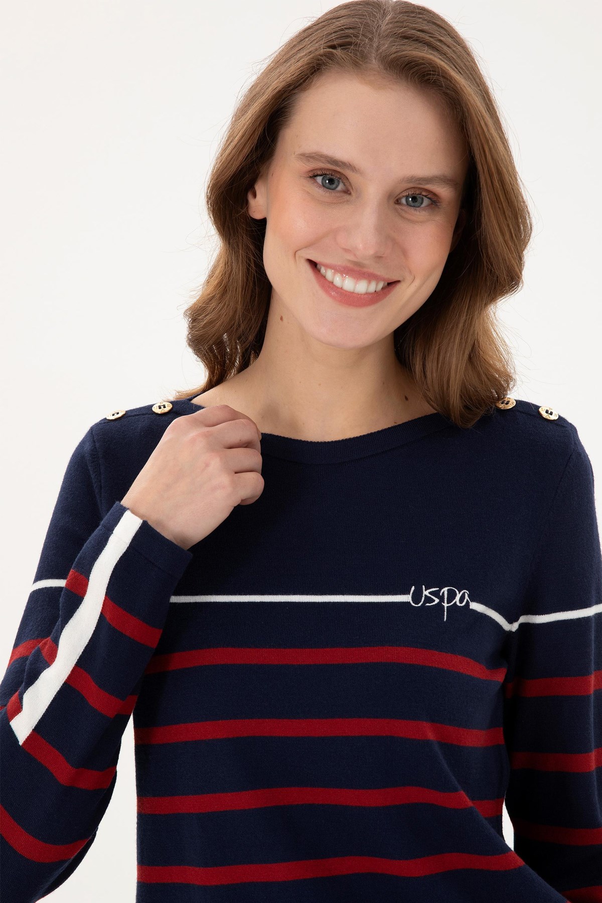 U.S. Polo Assn. Kadın Kazak 50291573-VR033 Lacivert