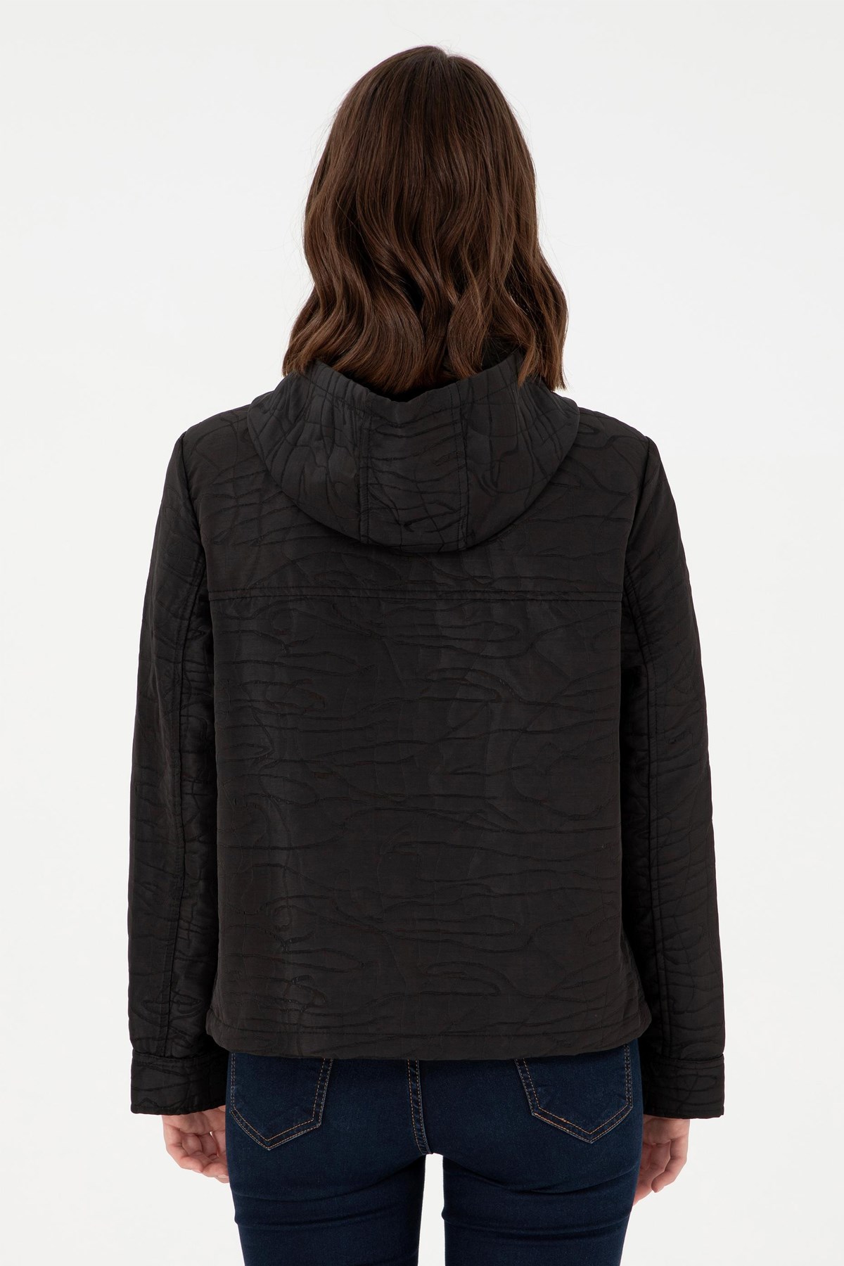 U.S. Polo Assn. Kadın Mont 50292333-VR046 Siyah