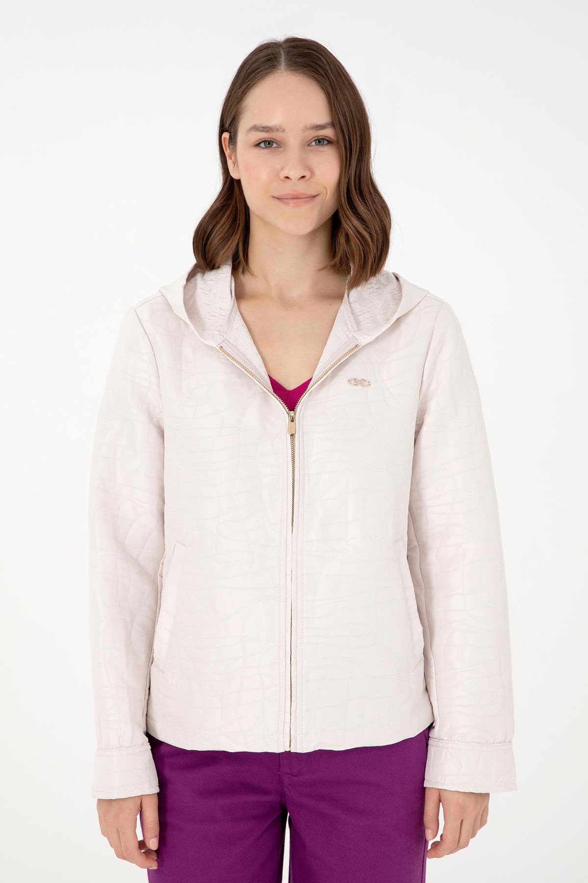 U.S. Polo Assn. Kadın Mont 50292333-VR071 Bej
