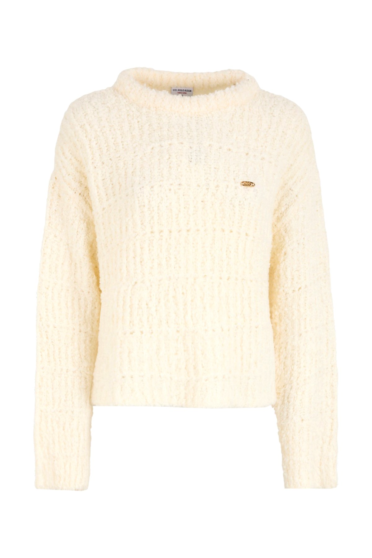 U.S. Polo Assn. Kadın Kazak 50292975-VR071 Bej