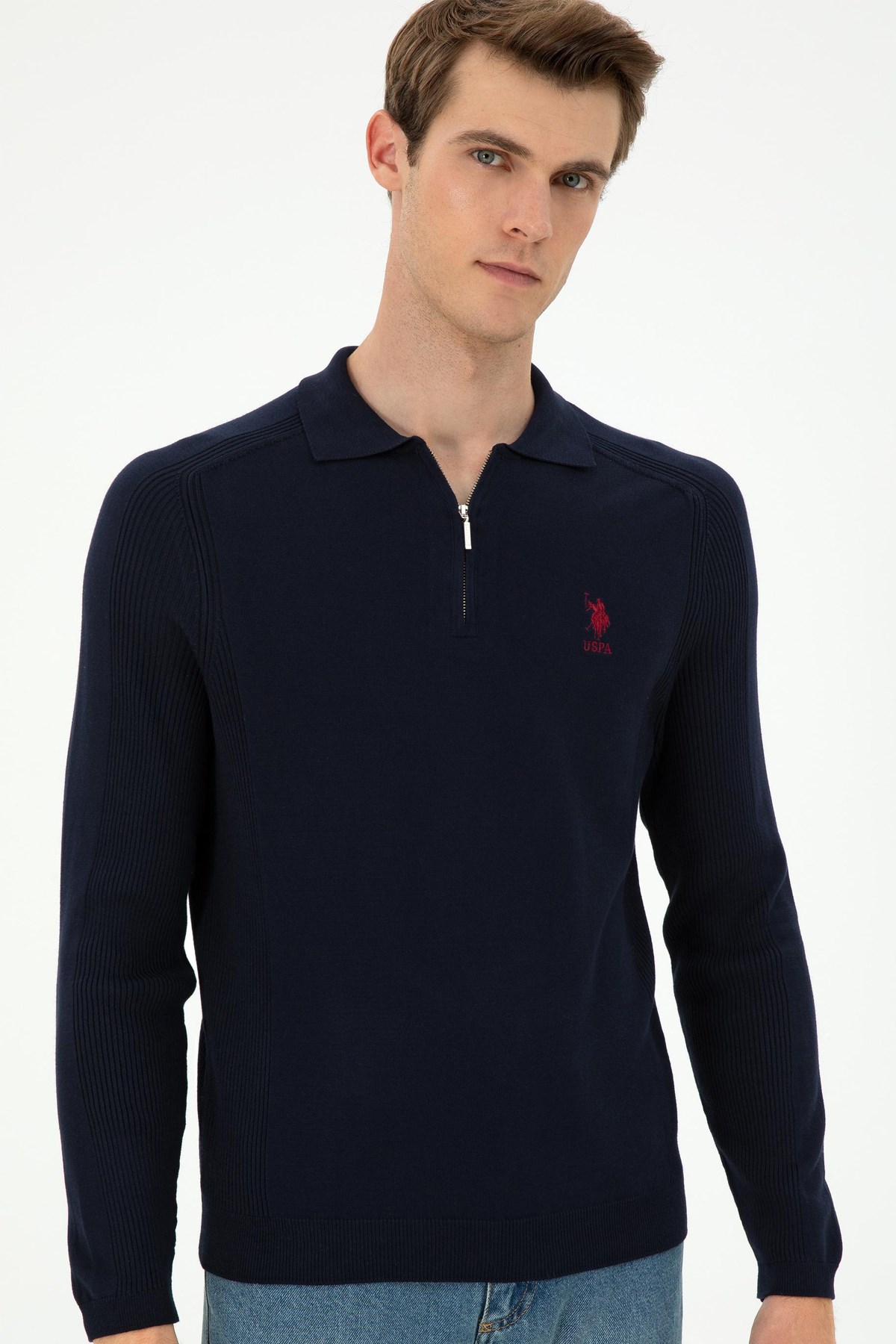 U.S. Polo Assn. Erkek Kazak 50293064-VR033 Lacivert