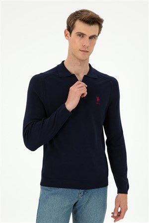 U.S. Polo Assn. Erkek Kazak 50293064-VR033 Lacivert