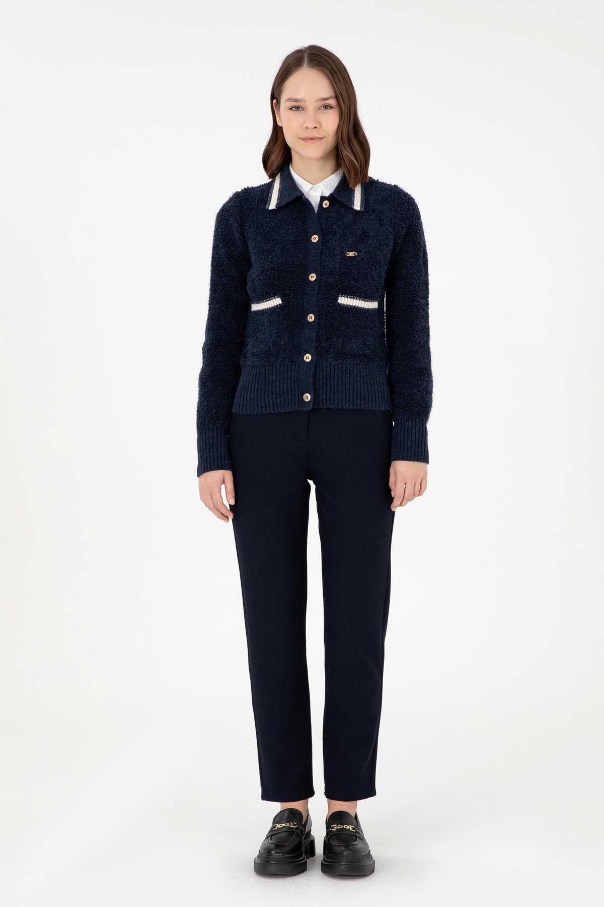 U.S. Polo Assn. Kadın Hırka 50293099-VR033 Lacivert