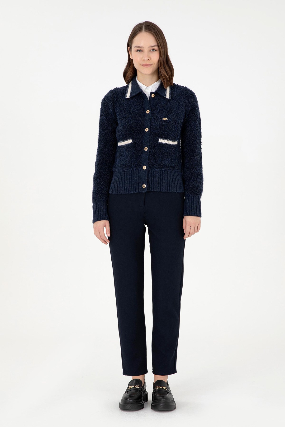 U.S. Polo Assn. Kadın Hırka 50293099-VR033 Lacivert