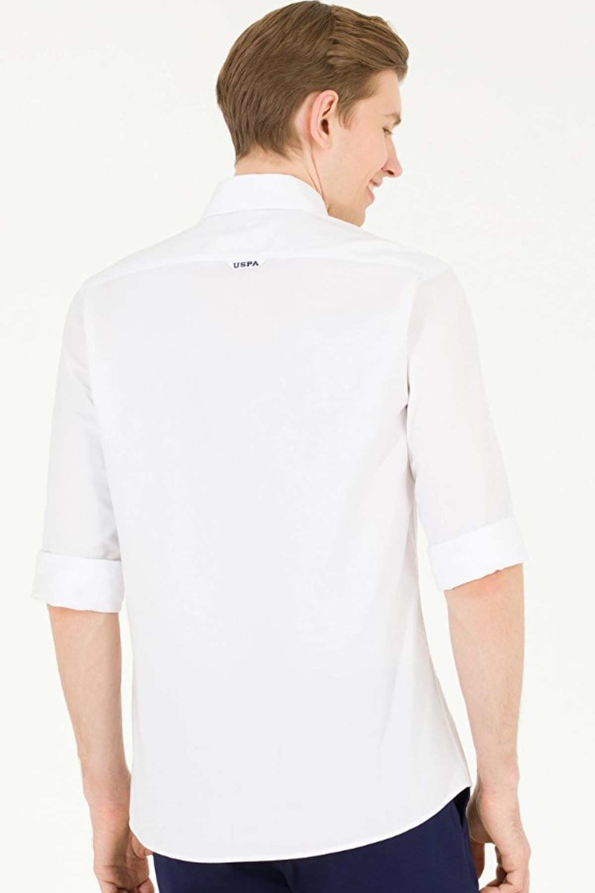 U.S. Polo Assn. Erkek Gömlek 50293847-VR013 Beyaz