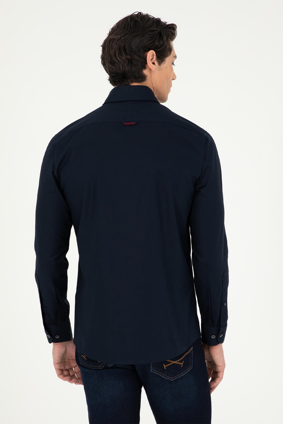 U.S. Polo Assn. Erkek Gömlek 50293847-VR033 Lacivert