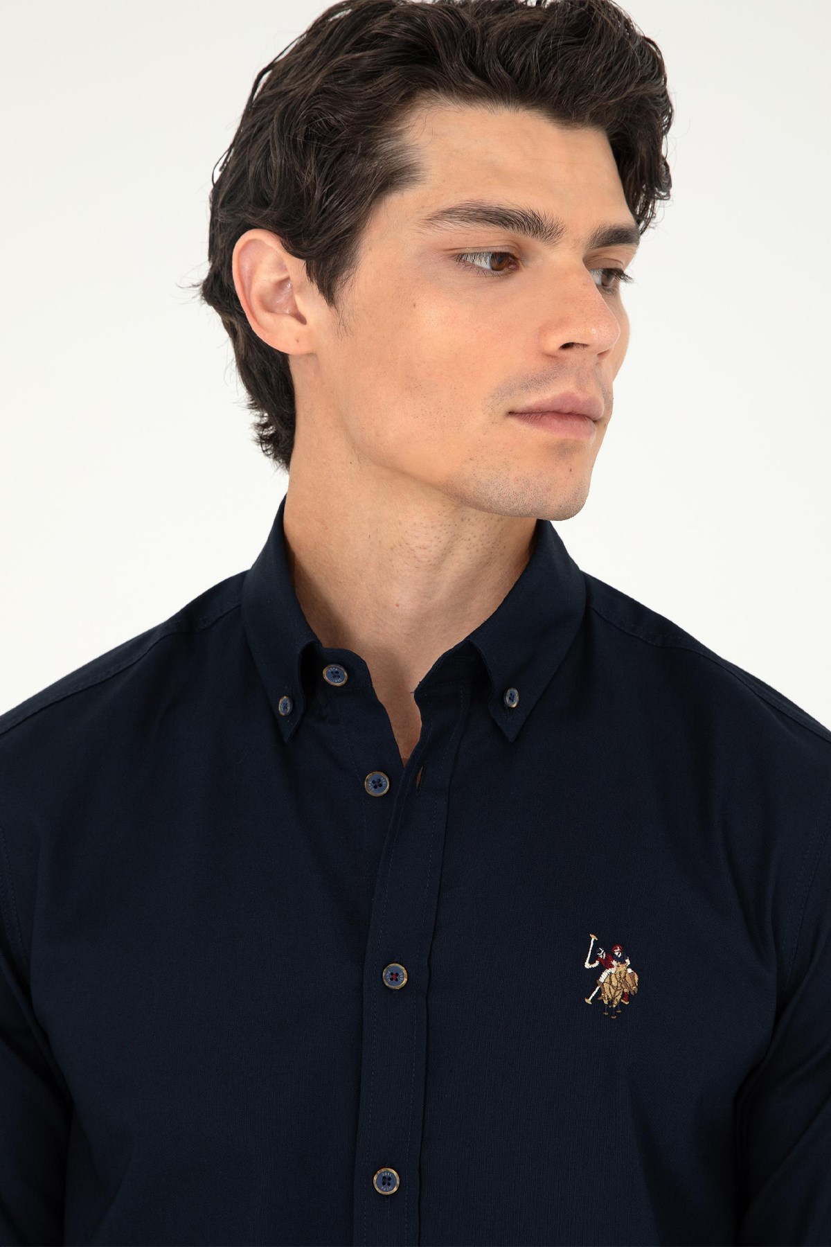U.S. Polo Assn. Erkek Gömlek 50293847-VR033 Lacivert