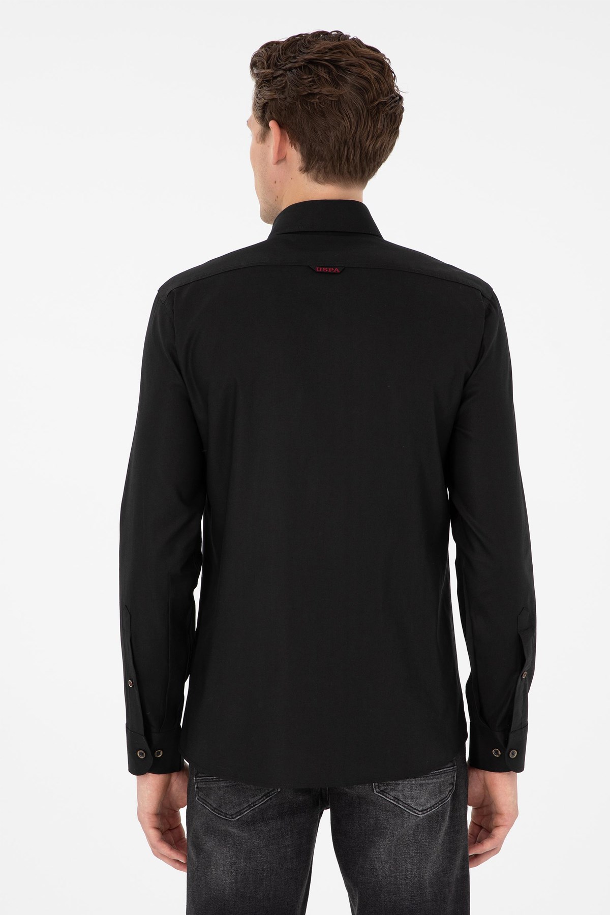 U.S. Polo Assn. Erkek Gömlek 50293847-VR046 Siyah