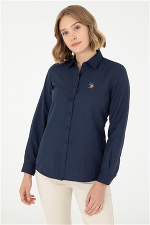 U.S. Polo Assn. Kadın Gömlek 50295704-VR033 Lacivert