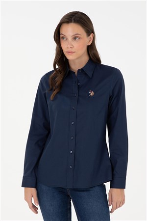 U.S. Polo Assn. Kadın Gömlek 50295710-VR033 Lacivert