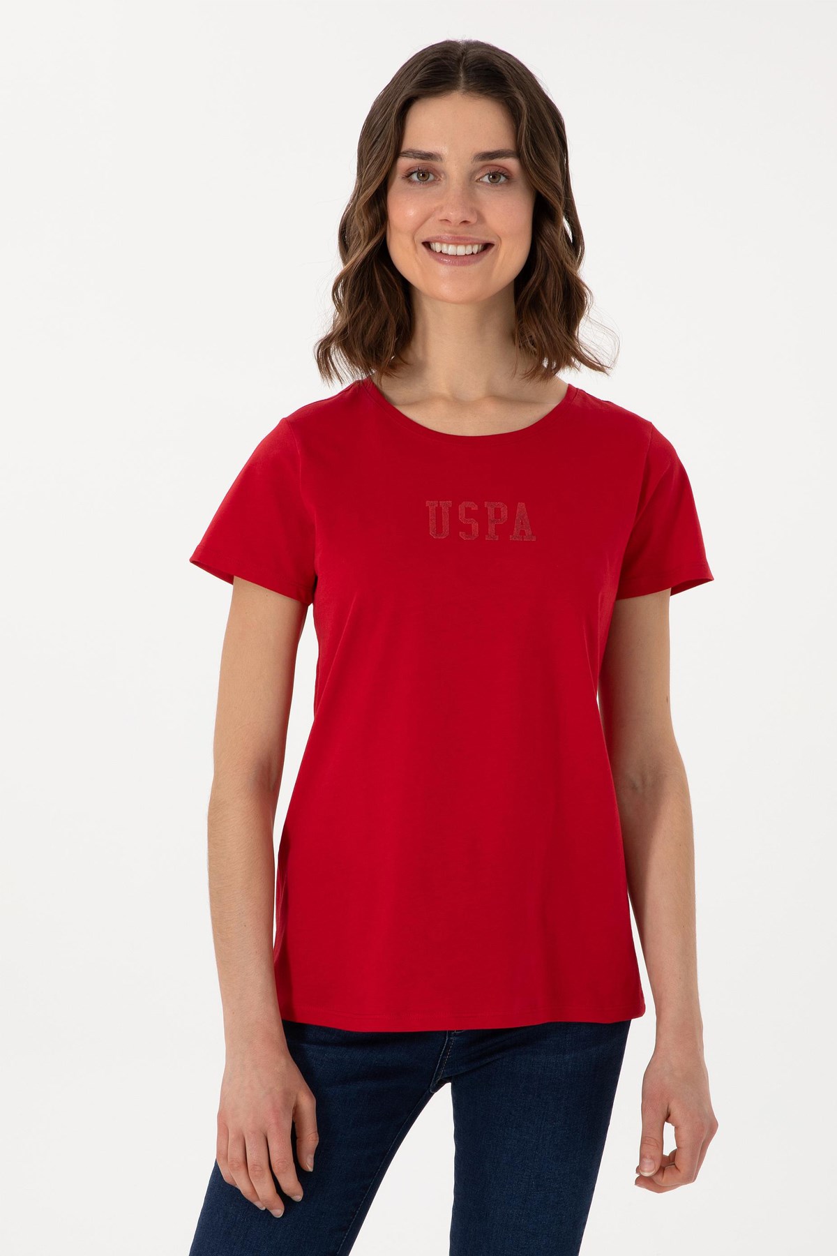 Us. Polo Assn. Kadın Tişört 50297454-Vr030 Kırmızı