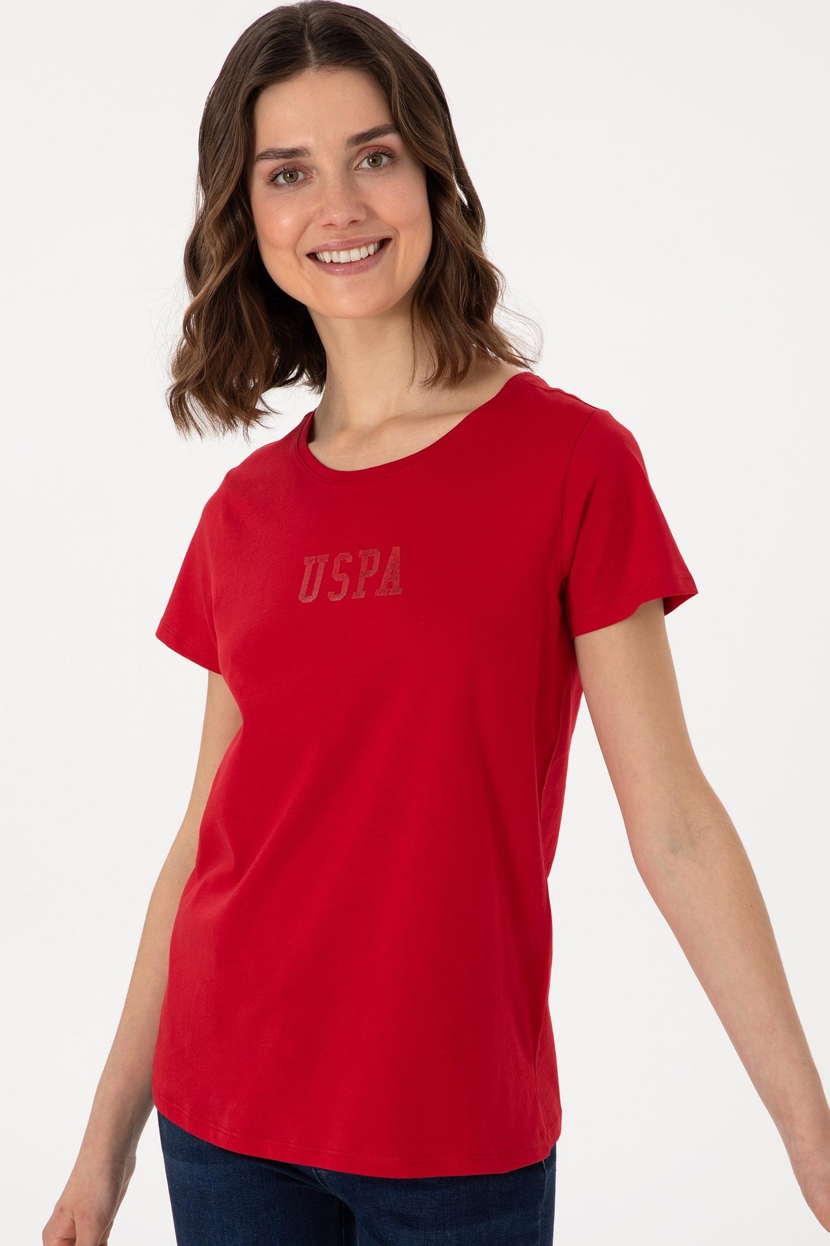 Us. Polo Assn. Kadın Tişört 50297454-Vr030 Kırmızı