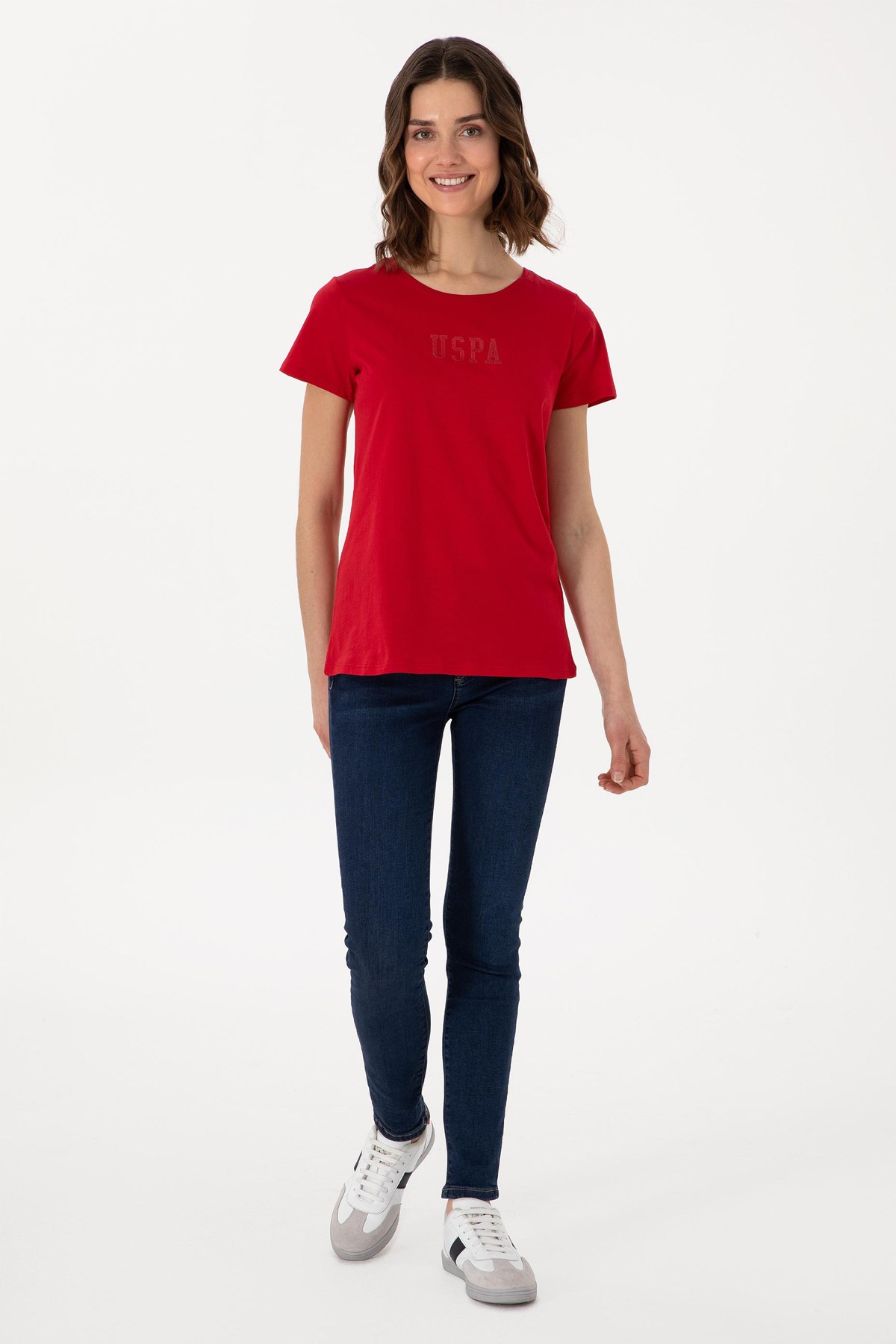 Us. Polo Assn. Kadın Tişört 50297454-Vr030 Kırmızı