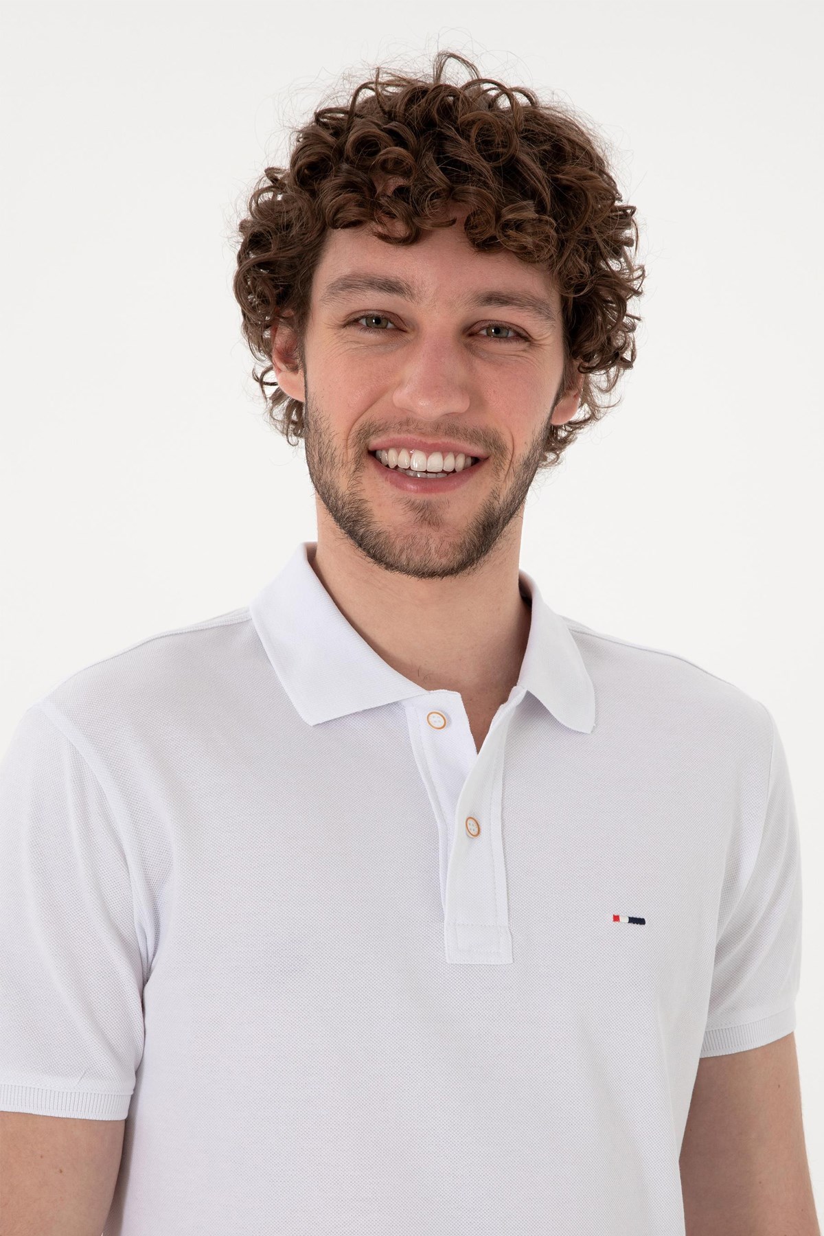 Us. Polo Assn. Erkek Tişört 50297983-Vr013 Beyaz