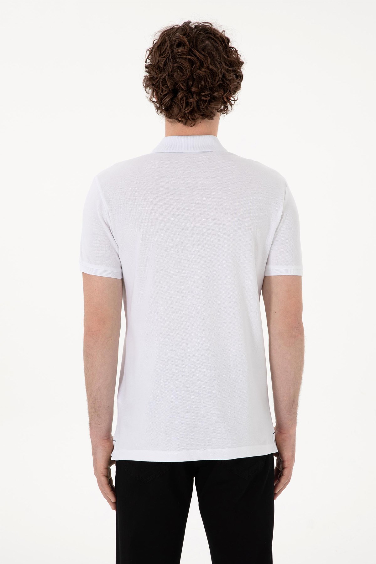 Us. Polo Assn. Erkek Tişört 50297983-Vr013 Beyaz