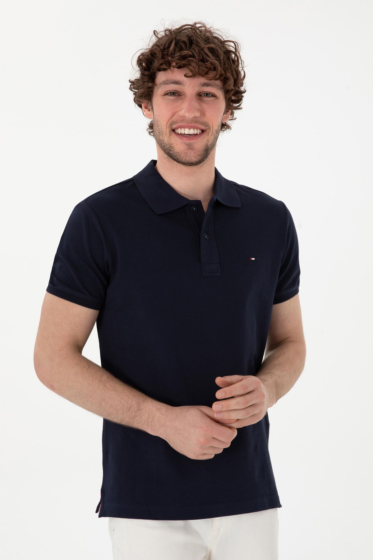 Us. Polo Assn. Erkek Tişört 50297983-Vr033 Lacivert